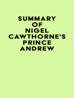Summay of Nigel Cawthorne's Prince Andrew