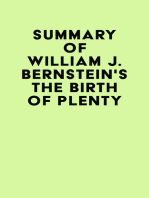 Summary of William J. Bernstein'sThe Birth of Plenty