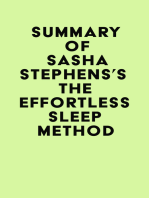 Summary of Sasha Stephens's The Effortless Sleep Method