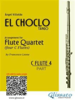 Flute 4 part "El Choclo" tango for Flute Quartet