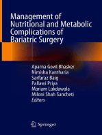 Management of Nutritional and Metabolic Complications of Bariatric Surgery