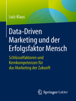 Data-Driven Marketing und der Erfolgsfaktor Mensch: Schlüsselfaktoren und Kernkompetenzen für das Marketing der Zukunft