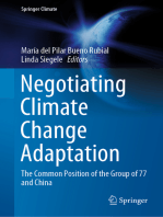 Negotiating Climate Change Adaptation: The Common Position of the Group of 77 and China