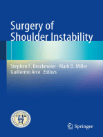 Surgery of Shoulder Instability