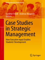 Case Studies in Strategic Management: How Executive Input Enables Students’ Development