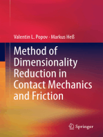 Method of Dimensionality Reduction in Contact Mechanics and Friction