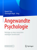 Angewandte Psychologie: Beiträge zu einer menschenwürdigen Gesellschaft