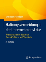 Haftungsvermeidung in der Unternehmenskrise: Praxiswissen und Taktik für Geschäftsführer und Vorstände