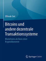 Bitcoins und andere dezentrale Transaktionssysteme: Blockchains als Basis einer Kryptoökonomie