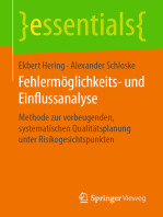 Fehlermöglichkeits- und Einflussanalyse: Methode zur vorbeugenden, systematischen Qualitätsplanung unter Risikogesichtspunkten