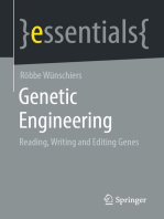Genetic Engineering: Reading, Writing and Editing Genes