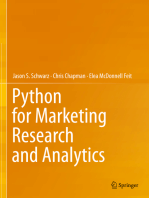 Python for Marketing Research and Analytics