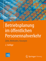 Betriebsplanung im öffentlichen Personennahverkehr: Ziele, Methoden, Konzepte