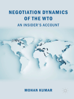 Negotiation Dynamics of the WTO: An Insider’s Account