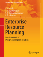 Enterprise Resource Planning: Fundamentals of Design and Implementation