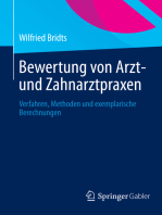 Bewertung von Arzt- und Zahnarztpraxen: Verfahren, Methoden und exemplarische Berechnungen