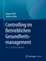 Controlling im Betrieblichen Gesundheitsmanagement: Das 7-Schritte-Modell