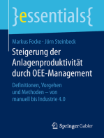 Steigerung der Anlagenproduktivität durch OEE-Management: Definitionen, Vorgehen und Methoden – von manuell bis Industrie 4.0