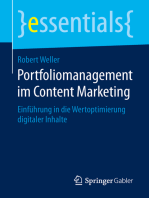 Portfoliomanagement im Content Marketing: Einführung in die Wertoptimierung digitaler Inhalte