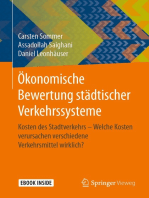 Ökonomische Bewertung städtischer Verkehrssysteme: Kosten des Stadtverkehrs – Welche Kosten verursachen verschiedene Verkehrsmittel wirklich?