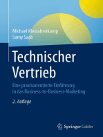 Technischer Vertrieb: Eine praxisorientierte Einführung in das Business-to-Business-Marketing