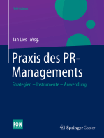 Praxis des PR-Managements: Strategien - Instrumente - Anwendung