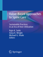 Value-Based Approaches to Spine Care: Sustainable Practices in an Era of Over-Utilization