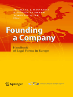 Founding a Company: Handbook of Legal Forms in Europe