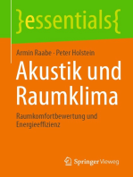 Akustik und Raumklima: Raumkomfortbewertung und Energieeffizienz