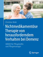 Nichtmedikamentöse Therapie von herausforderndem Verhalten bei Demenz: MIBUK für Pflegekräfte und Pflegemanager