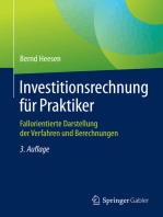 Investitionsrechnung für Praktiker: Fallorientierte Darstellung der Verfahren und Berechnungen