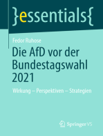 Die AfD vor der Bundestagswahl 2021: Wirkung – Perspektiven – Strategien