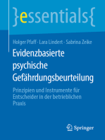 Evidenzbasierte psychische Gefährdungsbeurteilung: Prinzipien und Instrumente für Entscheider in der betrieblichen Praxis