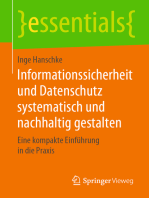 Informationssicherheit und Datenschutz systematisch und nachhaltig gestalten: Eine kompakte Einführung in die Praxis