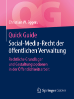 Quick Guide Social-Media-Recht der öffentlichen Verwaltung: Rechtliche Grundlagen und Gestaltungsoptionen in der Öffentlichkeitsarbeit