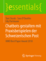 Chatbots gestalten mit Praxisbeispielen der Schweizerischen Post: HMD Best Paper Award 2018