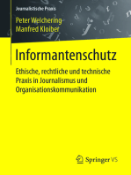 Informantenschutz: Ethische, rechtliche und technische Praxis in Journalismus und Organisationskommunikation