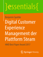 Digital Customer Experience Management der Plattform Steam: HMD Best Paper Award 2017