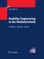 Usability-Engineering in der Medizintechnik: Grundlagen - Methoden - Beispiele