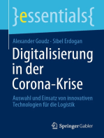 Digitalisierung in der Corona-Krise: Auswahl und Einsatz von innovativen Technologien für die Logistik