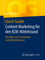 Quick Guide Content Marketing für den B2B-Mittelstand: Wie KMU mehr Sichtbarkeit im Markt bekommen