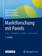 Marktforschung mit Panels: Arten - Erhebung - Analyse - Anwendung