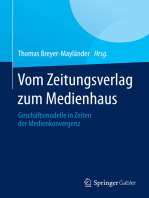 Vom Zeitungsverlag zum Medienhaus: Geschäftsmodelle in Zeiten der Medienkonvergenz