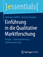 Einführung in die Qualitative Marktforschung: Design – Datengewinnung – Datenauswertung