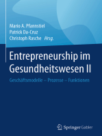 Entrepreneurship im Gesundheitswesen II: Geschäftsmodelle – Prozesse – Funktionen