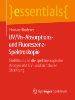 UV/Vis-Absorptions- und Fluoreszenz-Spektroskopie: Einführung in die spektroskopische Analyse mit UV- und sichtbarer Strahlung