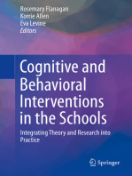 Cognitive and Behavioral Interventions in the Schools: Integrating Theory and Research into Practice