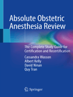 Absolute Obstetric Anesthesia Review: The Complete Study Guide for Certification and Recertification