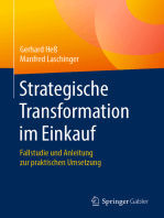 Strategische Transformation im Einkauf: Fallstudie und Anleitung zur praktischen Umsetzung