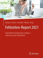 Fehlzeiten-Report 2021: Betriebliche Prävention stärken – Lehren aus der Pandemie